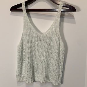 Cute knitted tank top!